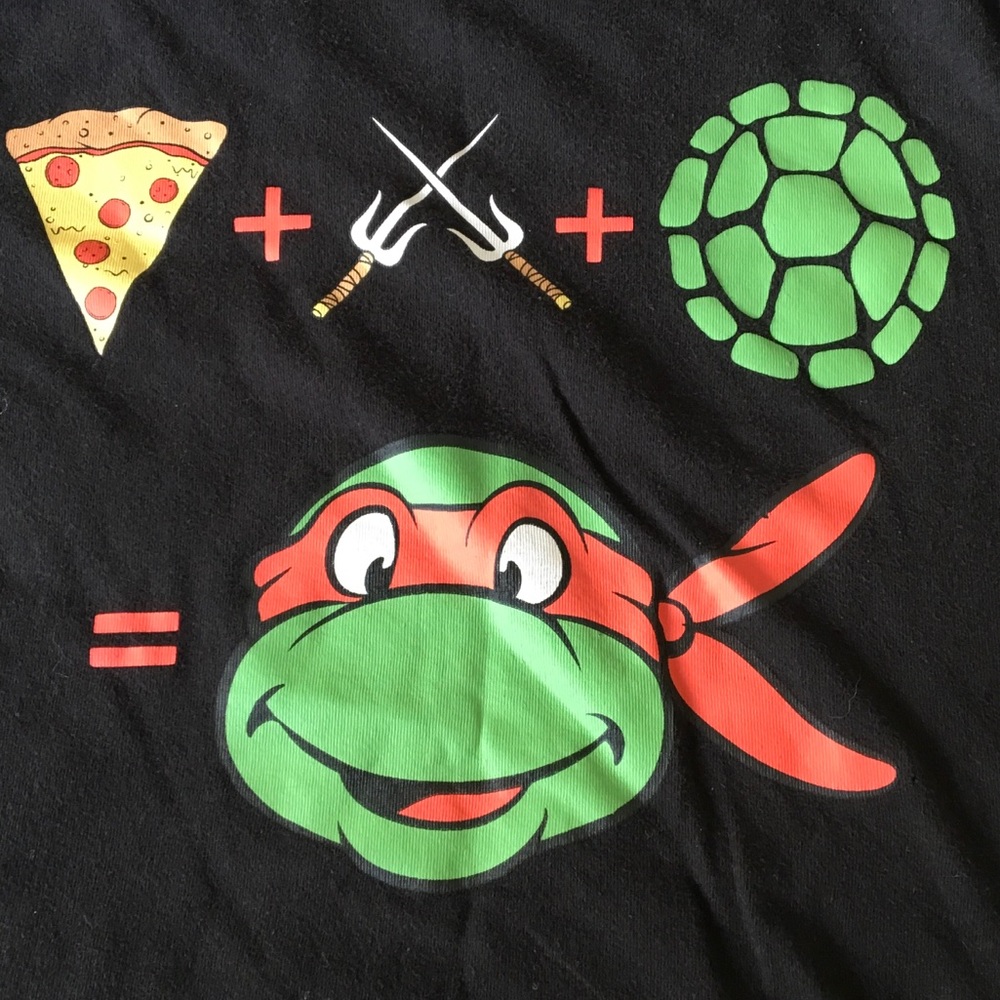 NIckelodeon NINJA TURTLE TEE SMALL 5/6 cotton - Picture 2 of 5